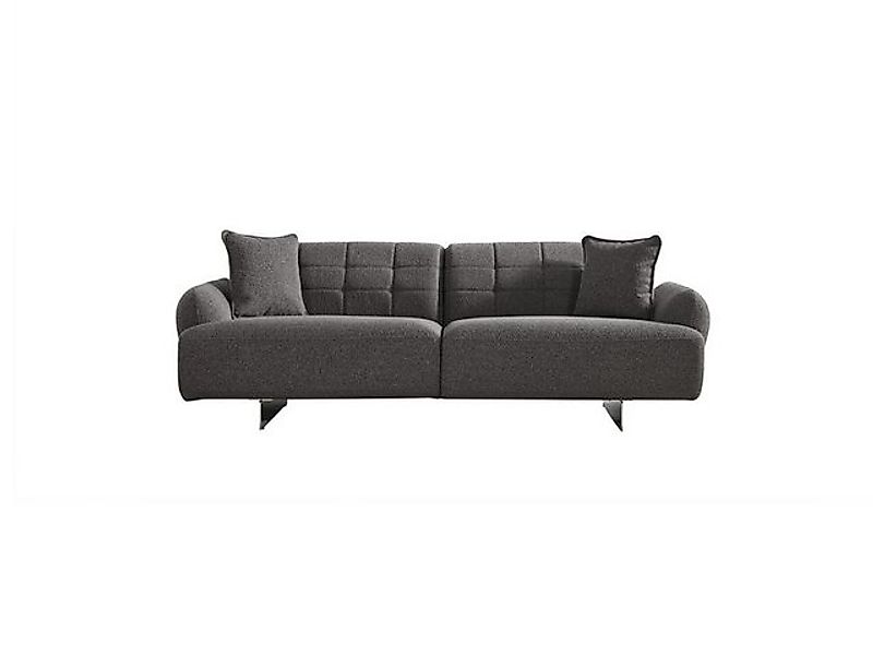 Xlmoebel Sofa Graues modernes 2-teiliges Polstersofa-Set mit komplettem Dre günstig online kaufen