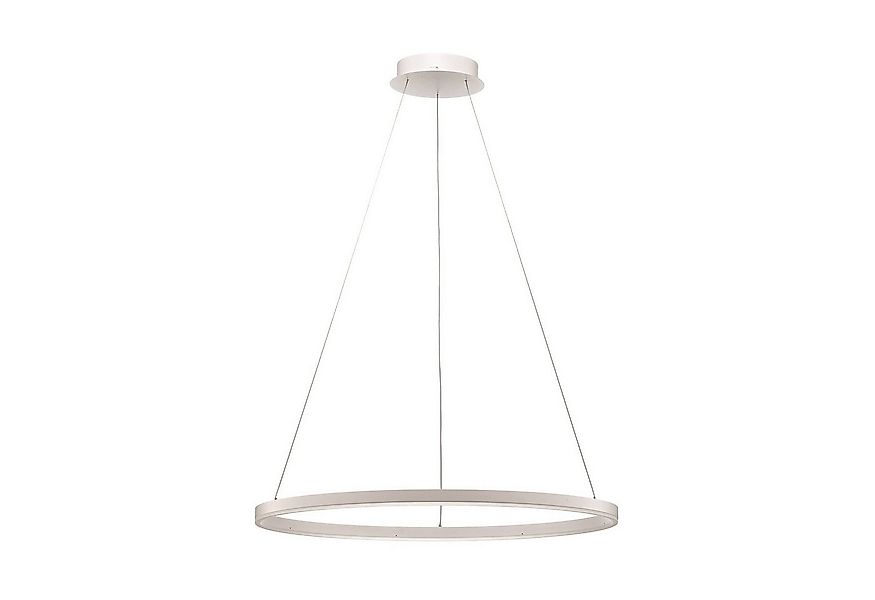 Arcchio Hängeleuchte Albiona, LED, Metall, Weiß warmweiß IP20, LED 46,8 W g günstig online kaufen