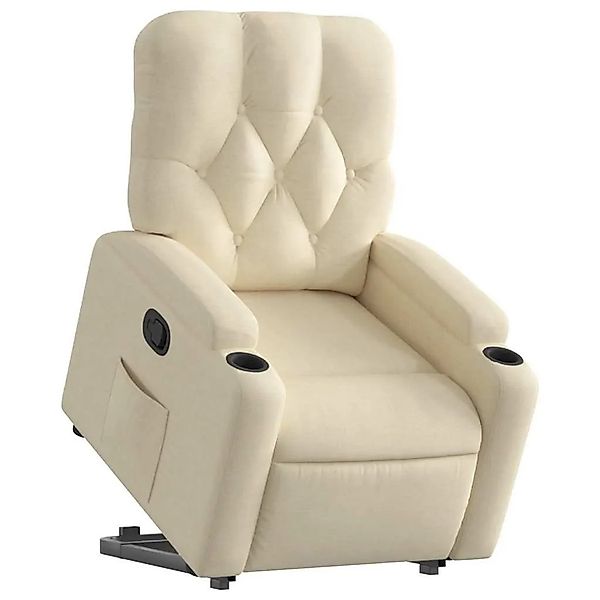 vidaXL Relaxsessel mit Aufstehhilfe Creme Stoff 3204719 günstig online kaufen
