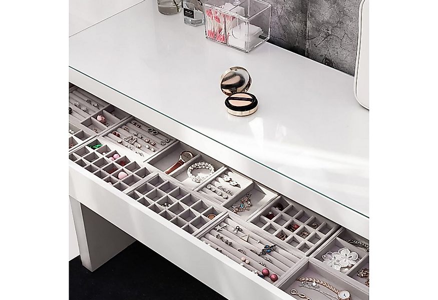 Coonoor Aufbewahrungsbox Schmucktablett, Schmuckorganisierer, Schmuckaufbew günstig online kaufen