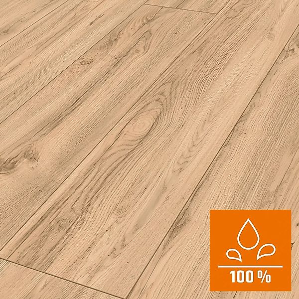 Classen Grande XXL Laminat 8 mm Wasserfest Eiche Corfe Beige günstig online kaufen