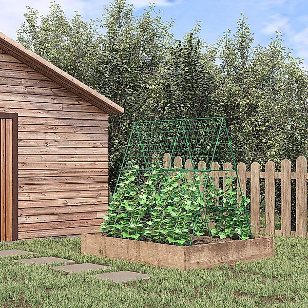 Outsunny Rankhilfe Pflanzengerüst Pflanzengitter, 1 St., Rankgitter, für Ga günstig online kaufen