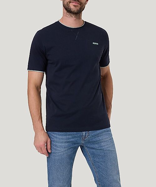 Pioneer Authentic Jeans T-Shirt mit kontrastfarbenen günstig online kaufen