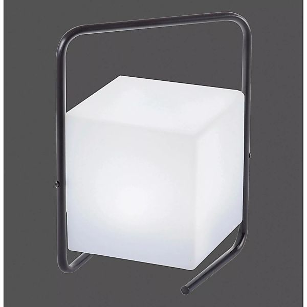 Just Light. LED-Outdoor-Tischleuchte Keno Schwarz H: 29 cm günstig online kaufen