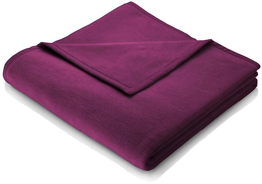 Biederlack Wohndecke "Cotton Home" im Uni Design, Kuscheldecke günstig online kaufen