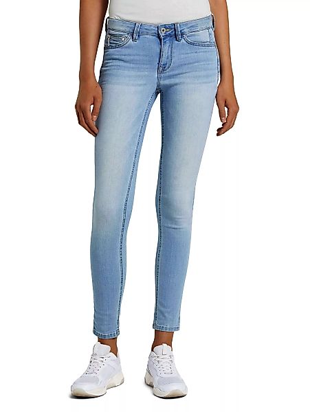 Tom Tailor Denim Damen Jeans Jona - Extra Skinny Fit - Blau - Dark Stone Wa günstig online kaufen