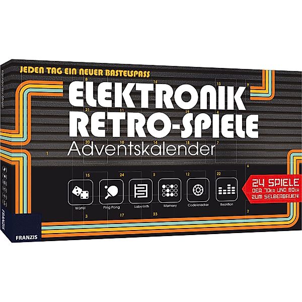 Franzis Adventskalender Elektronik Retro Spiele Adventskalender günstig online kaufen