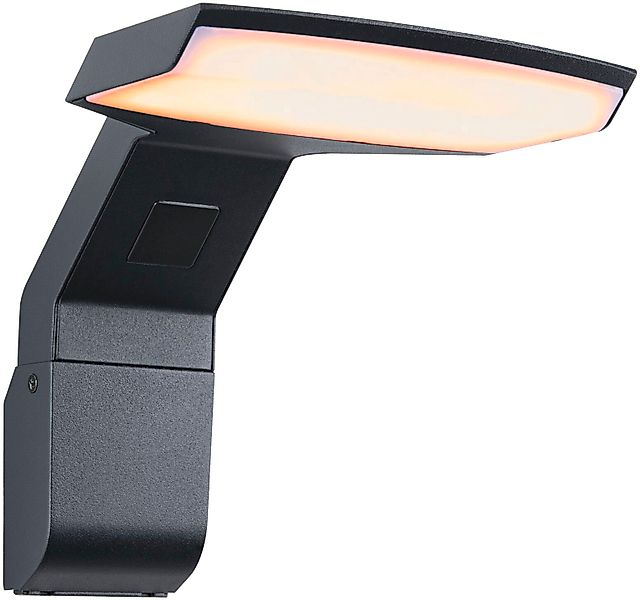 Paulmann LED Außen-Wandleuchte "Zenera 230V anthrazit 2.200 - 3.000 K", 1 f günstig online kaufen