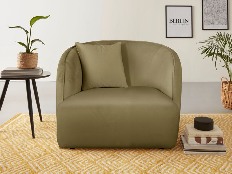 andas Sessel "Knautschzone" auch mit Bouclé-Bezug günstig online kaufen