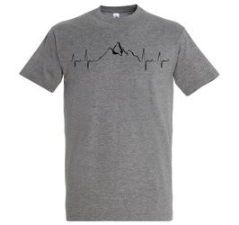 Youth Designz T-Shirt Heartbeat Mountain Herren günstig online kaufen