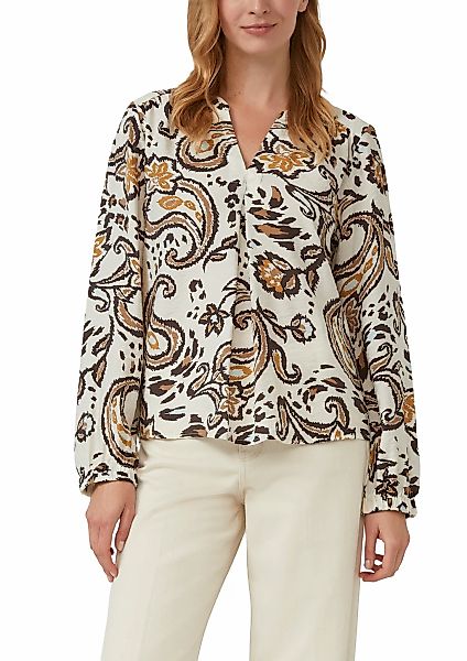 s.Oliver Langarmbluse mit floralen Muster günstig online kaufen