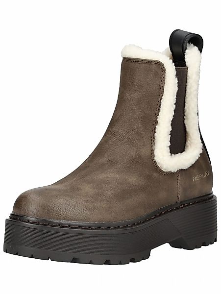 Replay Stiefelette "Replay Stiefelette Lederimitat/Textil" günstig online kaufen