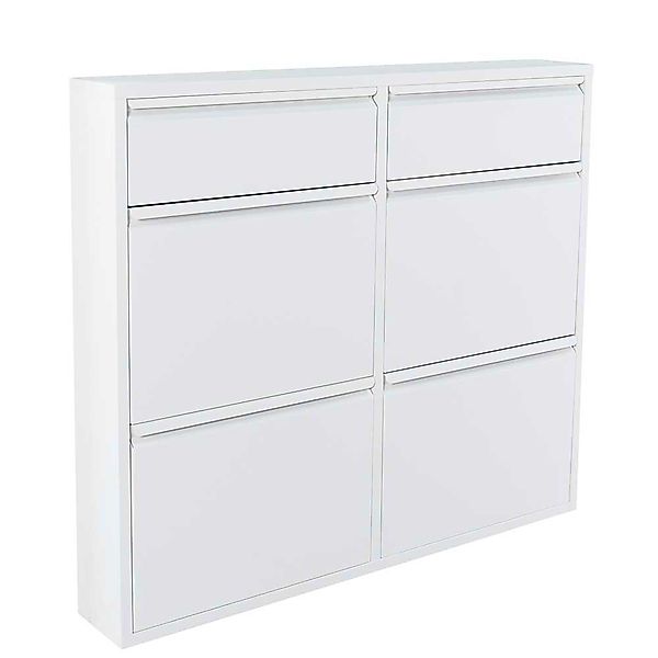 Schuh Schrank aus Metall für die Wandmontage 98 cm breit günstig online kaufen