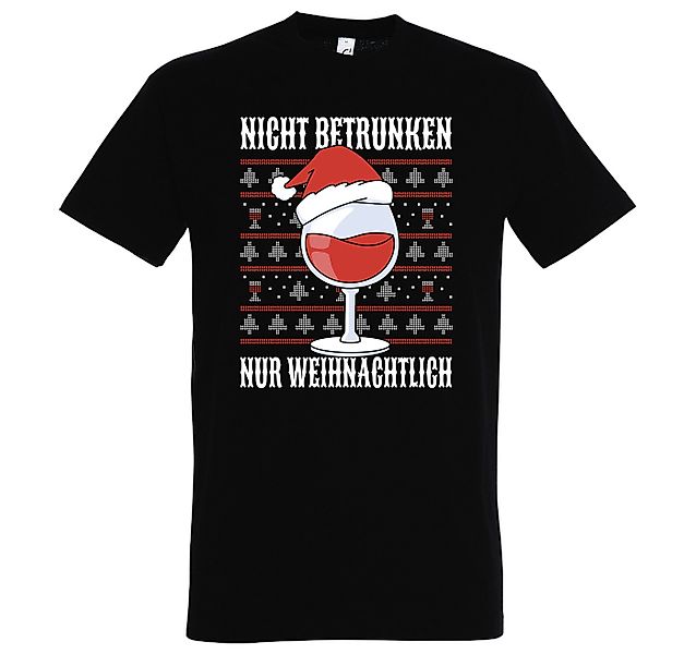 Youth Designz Print-Shirt Nicht Betrunken nur Weihnachtlich Herren T-Shirt günstig online kaufen
