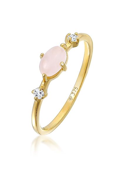 Elli Premium Fingerring Rosa Quarz Topas günstig online kaufen