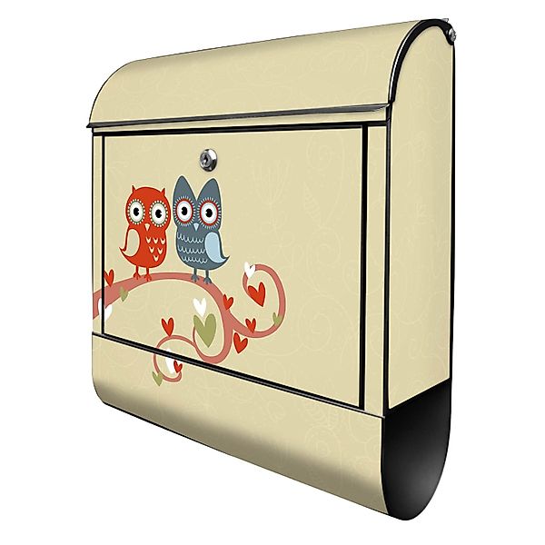 Banjado Briefkasten Anthrazit 37x37x10.5cm Groß / Inkl. Montagematerial & 2 günstig online kaufen