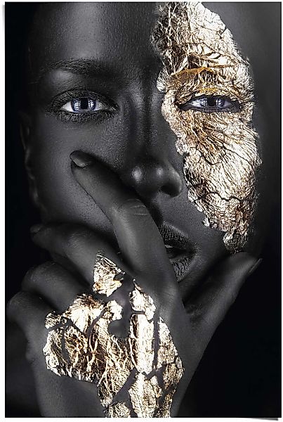 Reinders Poster "Goldene Hand" günstig online kaufen