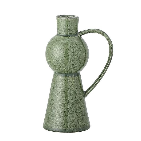 Bloomingville Kerzenständer Fija, Grün Steingut 18cm günstig online kaufen