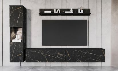 INOSIGN Wohnwand PARIS, Vitrine Türanschlag links/rechts günstig online kaufen