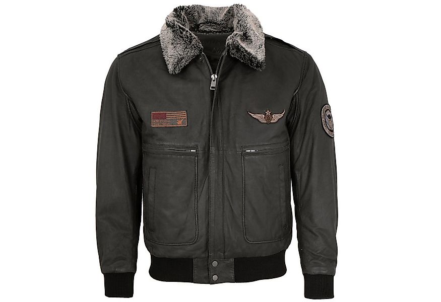 Maddox Lederjacke Laslo Maddox - Herren Lederjacke Fliegerjacke Lammnubuk s günstig online kaufen