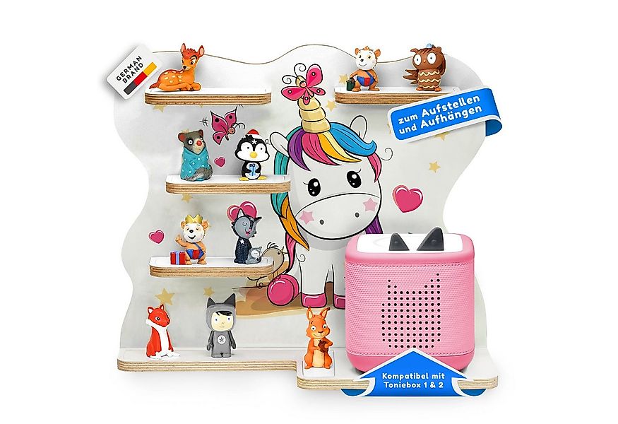 stadtecken Kinderregal mit schmalen Boden, geeignet für Toniebox 2 und ca. günstig online kaufen