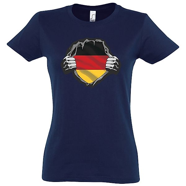 Youth Designz T-Shirt Deutschland Herz Damen günstig online kaufen