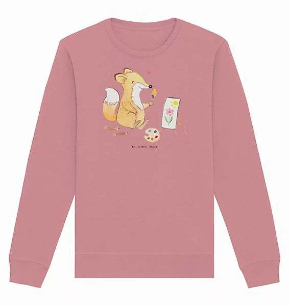 Mr. & Mrs. Panda Longpullover Größe XXL Fuchs Malen - Canyon Pink - Geschen günstig online kaufen