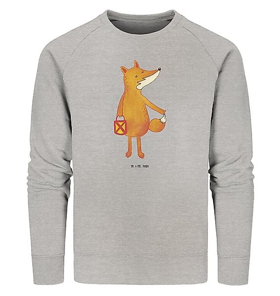 Mr. & Mrs. Panda Longpullover Fuchs Laterne Größe XL - Heather Grey - Gesch günstig online kaufen