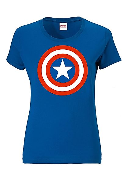 LOGOSHIRT T-Shirt "Print Marvel Comics Captain America", mit lizenzierten P günstig online kaufen