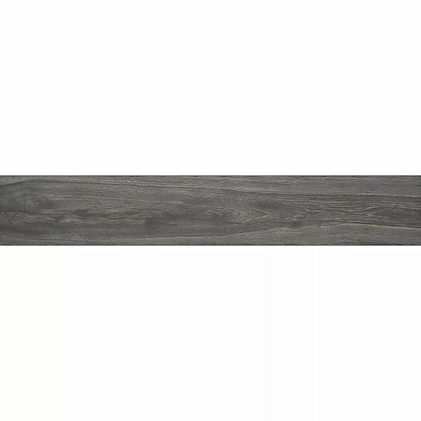 Bodenfliese Feinsteinzeug Oak grande Anthrazit 2 cm x 12 cm günstig online kaufen