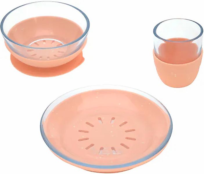 LÄSSIG Kindergeschirr-Set »Apricot«, (Set, 3 tlg.), rutschfest günstig online kaufen