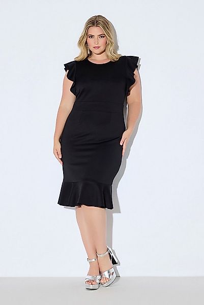 Ulla Popken Etuikleid Scubakleid bequeme Passform kurze Flügelärmel günstig online kaufen