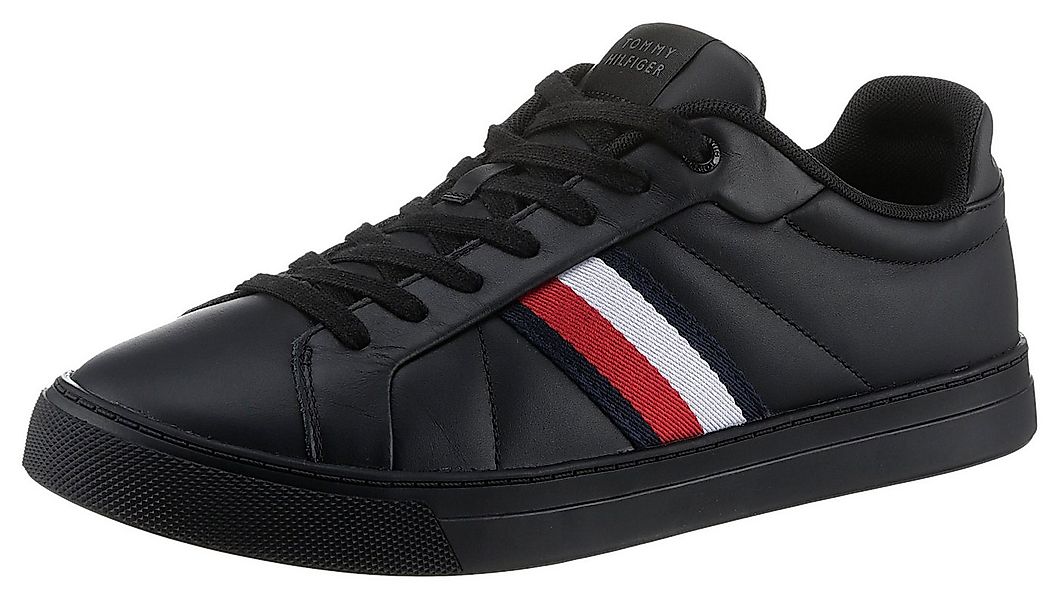 Tommy Hilfiger ICON COURT LTH STRIPES Sneaker, Schnürschuh, Freizeitschuh, günstig online kaufen