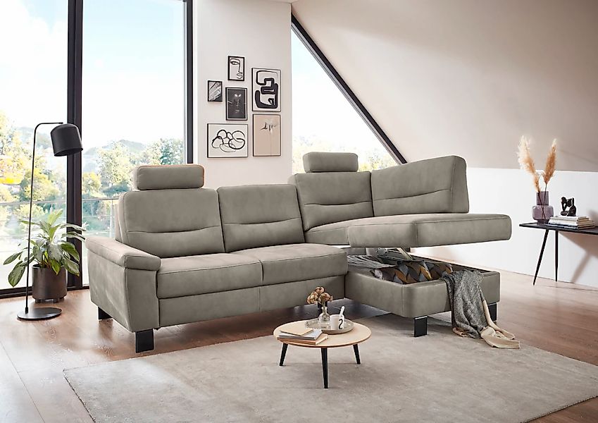 Die PlanBar Ecksofa "PP-PF23172 L-Form, Breite 244 cm" Eckgarnitur mit beso günstig online kaufen