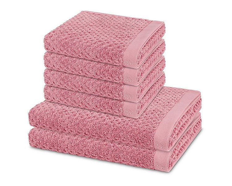 ROSS Handtuch Set Harmony, Walkfrottee (Spar-Set, 6-St), 4 X Handtuch 2 X D günstig online kaufen
