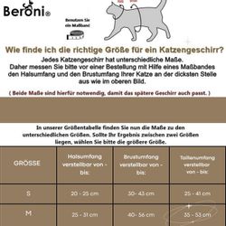 Beroni Sicherheitsgeschirr Katzengeschirr Safety Harness Classic günstig online kaufen