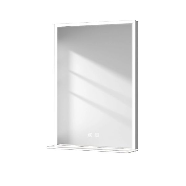 EMKE Badspiegel mit Beleuchtung Ablage Kaltweiß Lichtspiegel, mit Ablage un günstig online kaufen