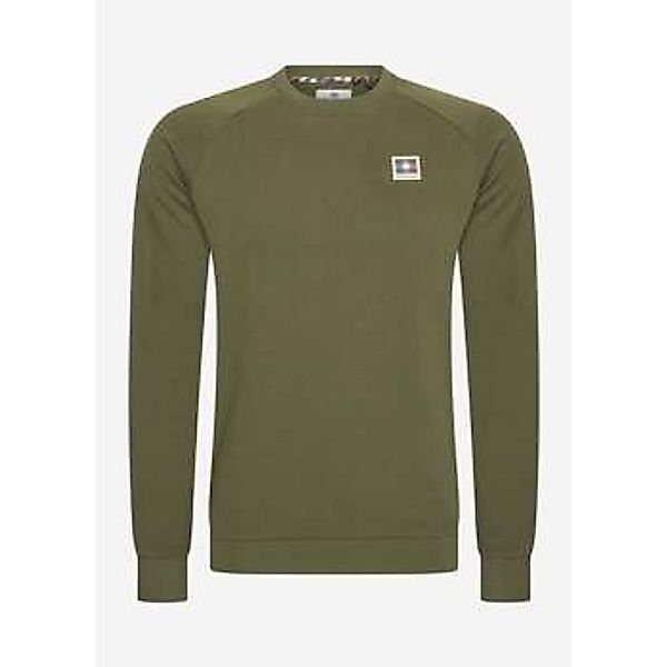 Aquascutum  Pullover Active patch crewneck - army green günstig online kaufen