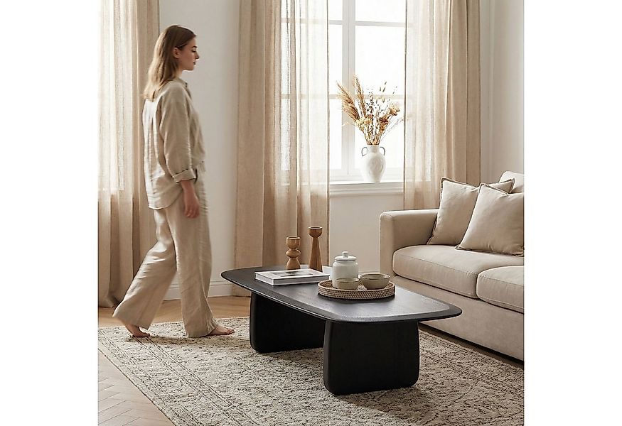 IDIMEX Couchtisch HERMO, Wohnzimmertisch 135x53 cm aus Mangoholz Massiv mod günstig online kaufen