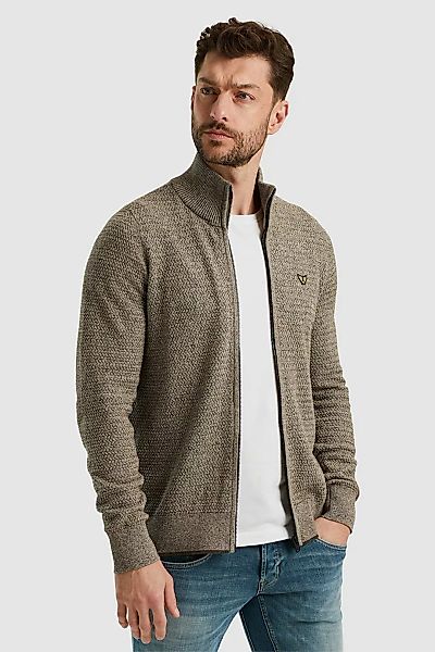 PME Legend Strickjacke Mouliné Grün - Größe XL günstig online kaufen