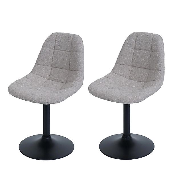 CHEFGASTRO Esszimmerstuhl 2er-Set 83x47x43cm Sitzhöhe 47cm Stahl Stoff/Text günstig online kaufen