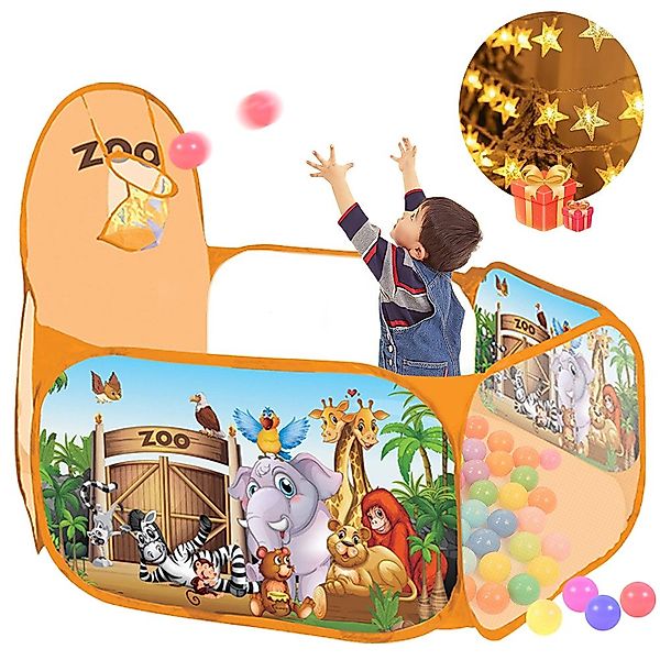 ZEUOPQ Bällebad Spielzelt Tierparadies Kinderzelt Mit günstig online kaufen