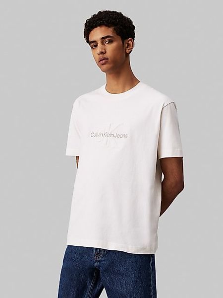 Calvin Klein Jeans T-Shirt CHENILLE MONOLOGO TEE mit Logostickerei günstig online kaufen