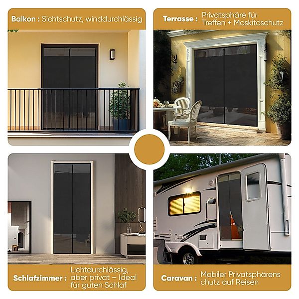 Sekey Insektenschutz-Tür Sichtschutz Türvorhang mit Magnet günstig online kaufen