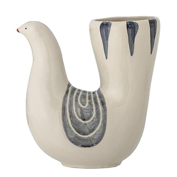 Bloomingville Dekovase Trudy, in Weiß, 19cm, günstig online kaufen