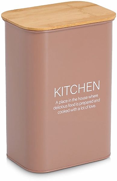 Zeller Present Vorratsdose "mit Bambusdeckel "Kitchen"" 1 Stk. tlg. Trendfa günstig online kaufen