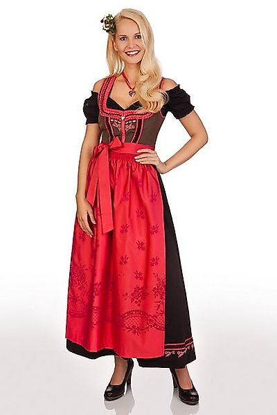 Spieth & Wensky Dirndl Dirndl lang 2tlg. - SAPHIRA - himbeer günstig online kaufen