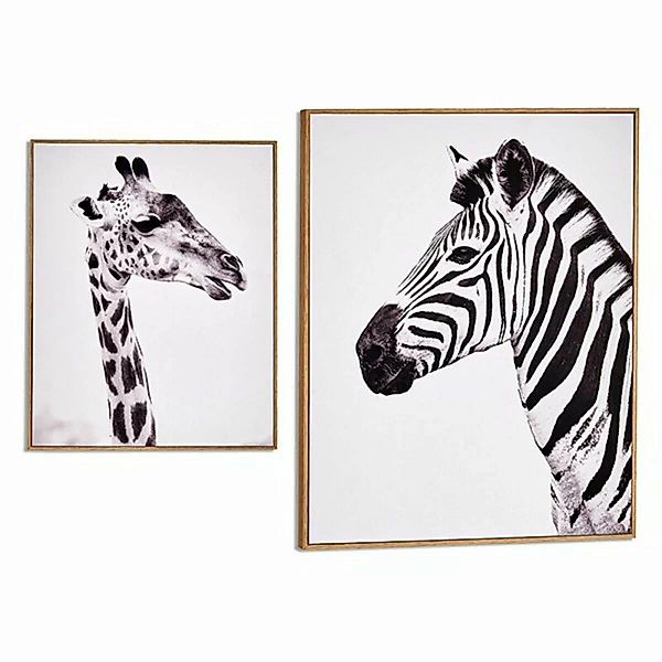 Bild Zebra - Giraffe Buche Mdf (2 X 51 X 41 Cm) günstig online kaufen