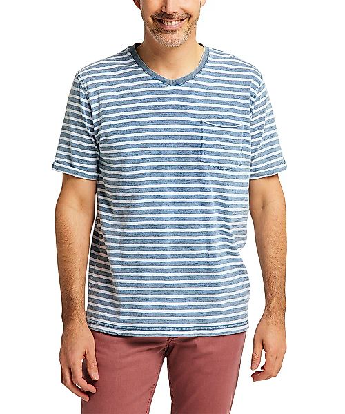 Pioneer T-Shirt Vneck Stripe günstig online kaufen