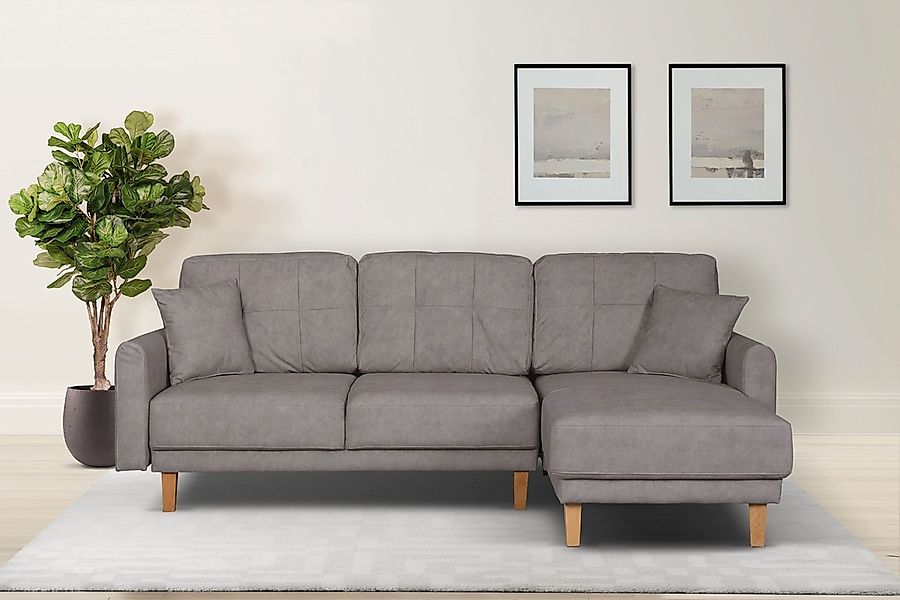 Home affaire Ecksofa "TRIPLO optionale Schlafsofa mit Bettkasten, Maße B/T/ günstig online kaufen